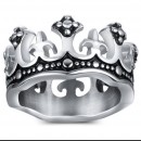 Cтальной перстень "Царская корона"